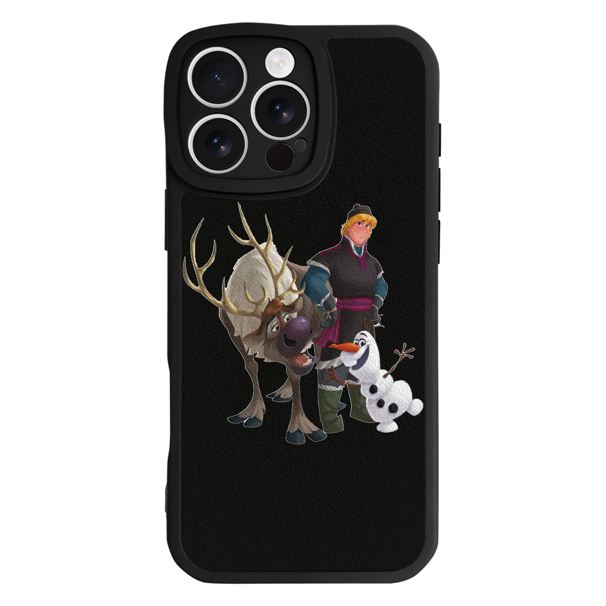 （画像用） アナと雪の女王 アンナ エルサ Frozen Anna Elsa 【iPhone 16シリーズ対応】シリコンスマホケース（レザー調） 材質：シリコン